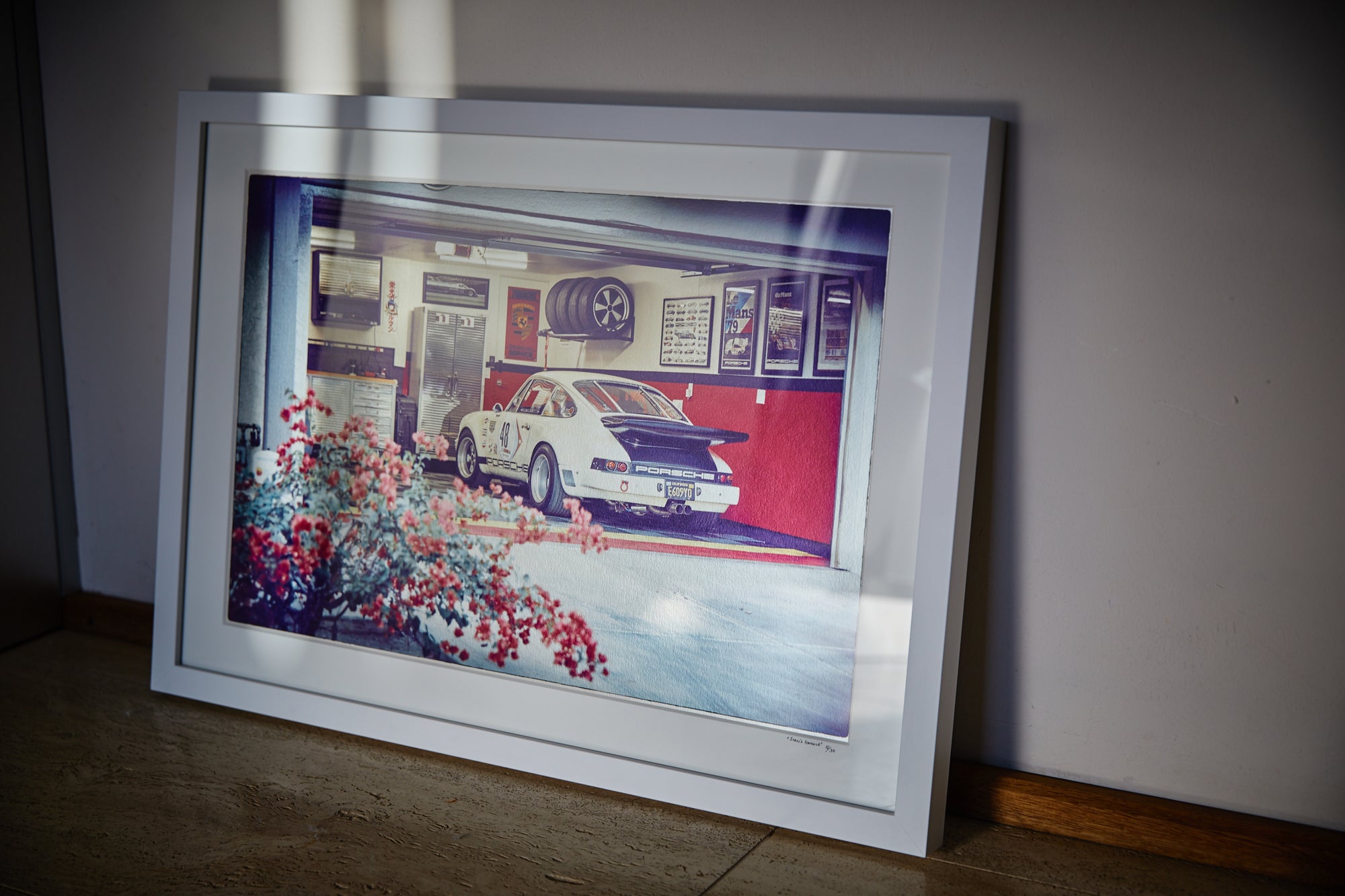 Ex Navy Seal Sean’s Porsche outlaw garage – fine art photography print