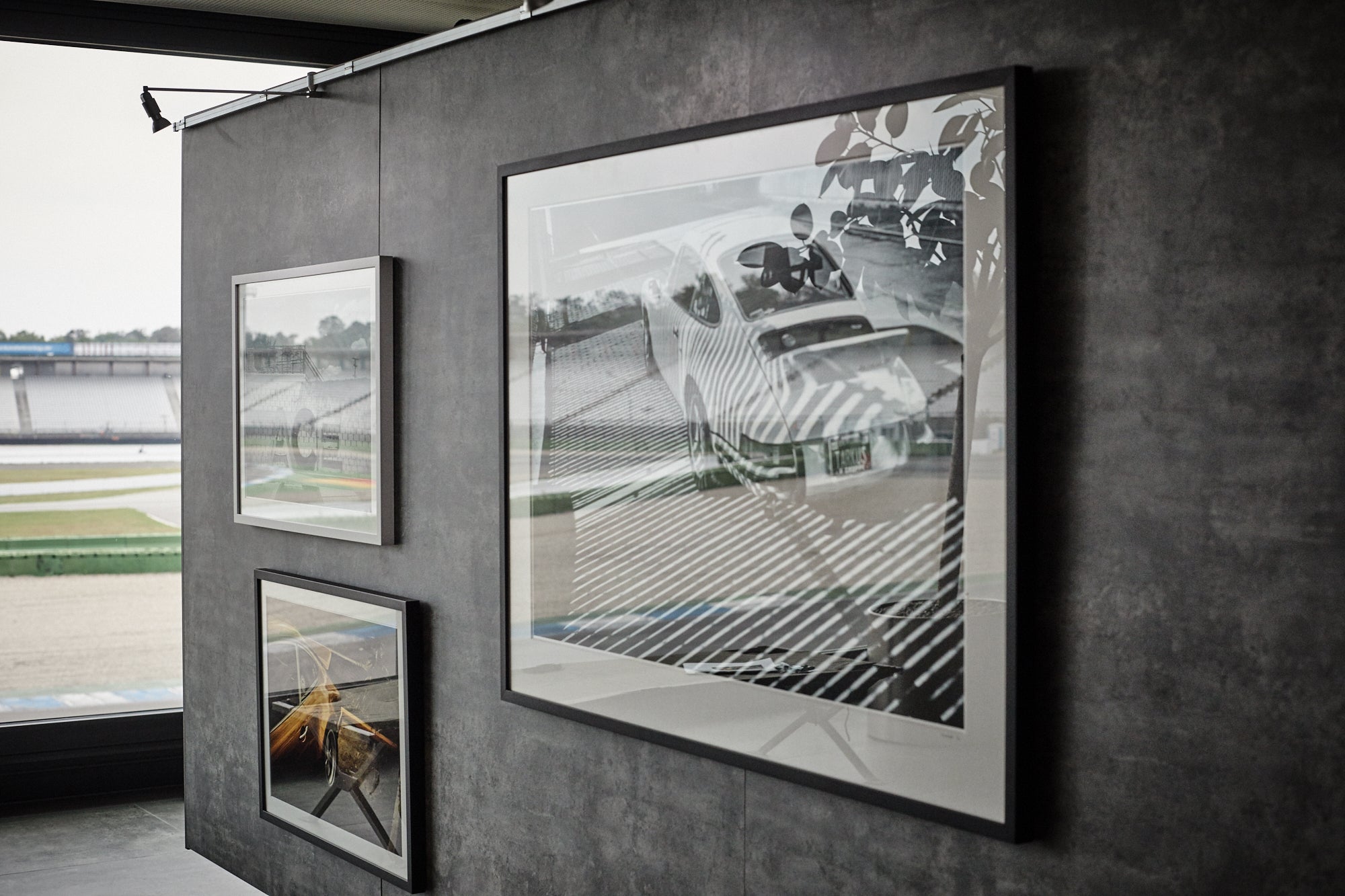 Porsche 911 with zebra stripes – cinematic fine art print