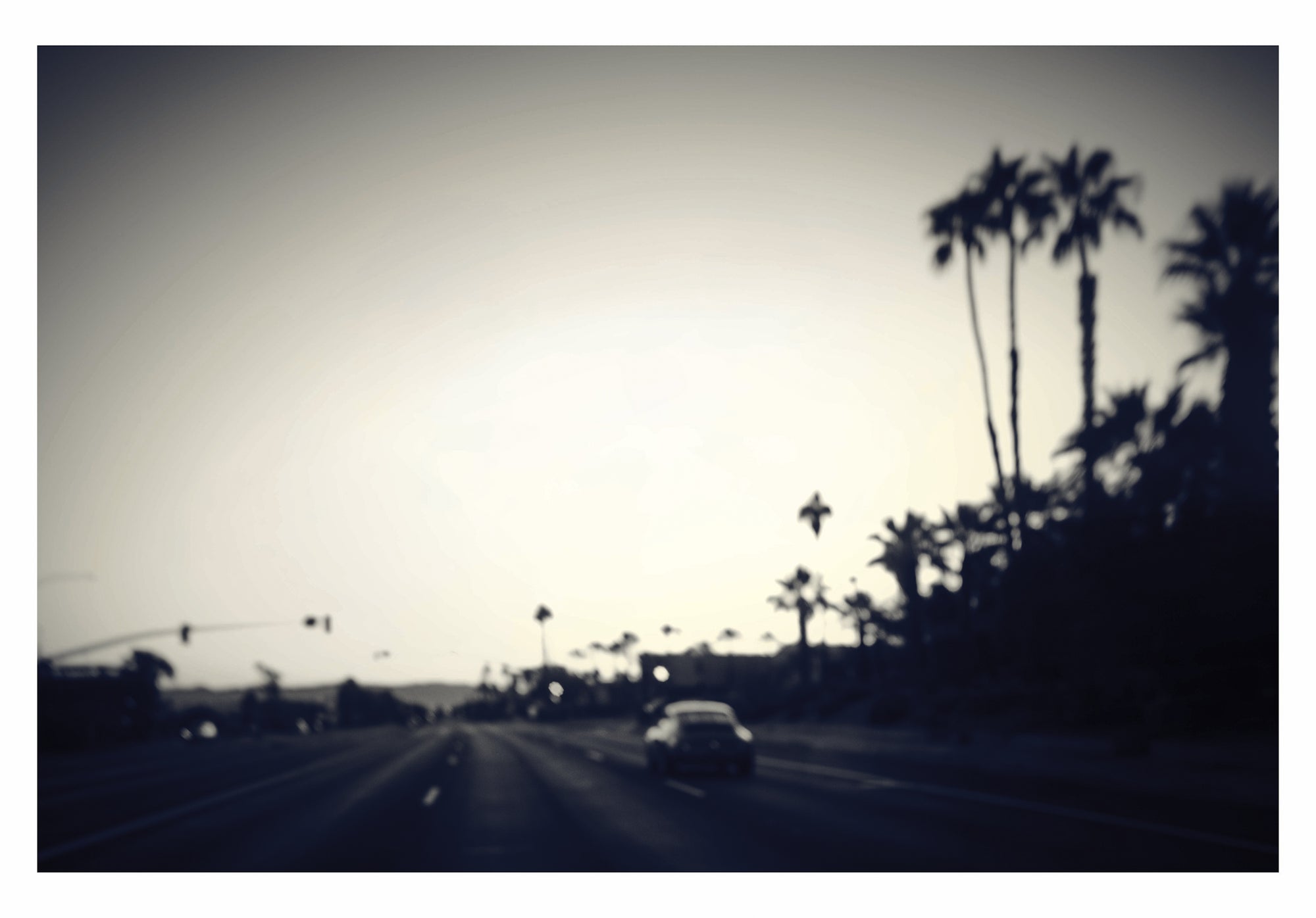 Porsche driving before sunrise, Chad McQueen’s car – cinematic fine art print