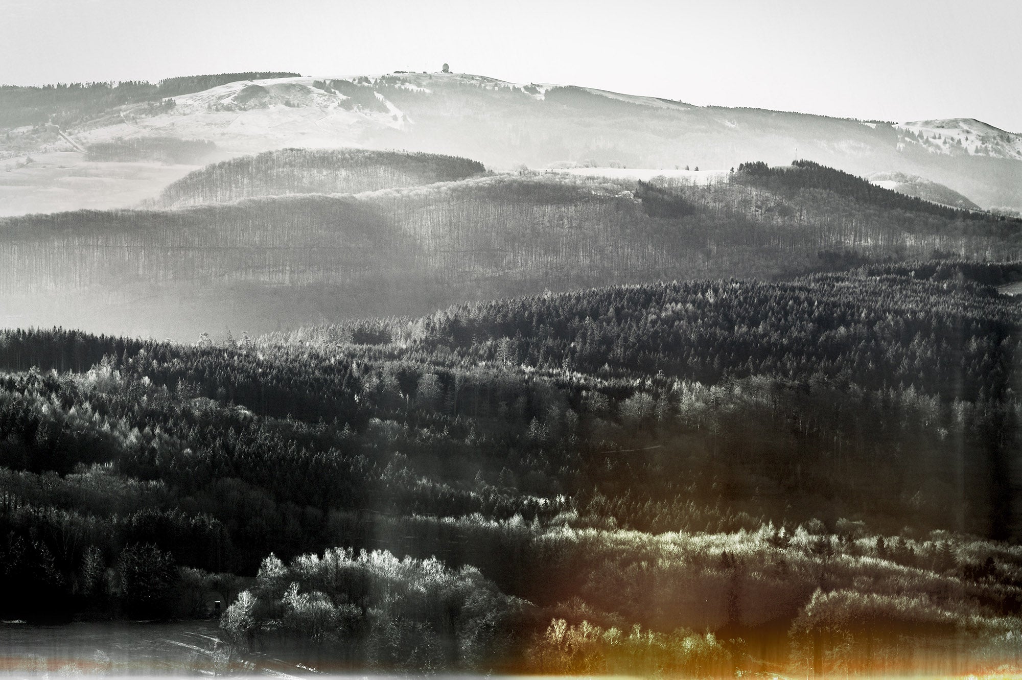 Fine art photography by Frank Kayser – panoramic view of the Wasserkuppe, the iconic mountain of the Rhön.